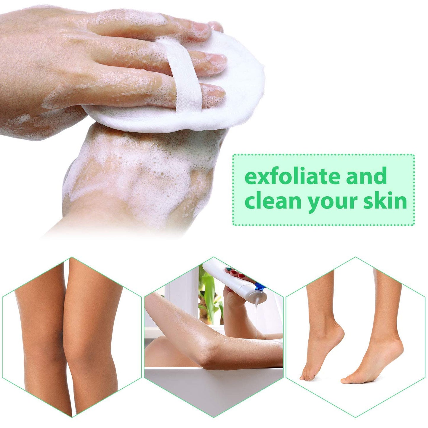 Exfoliating Loofah Sponge Pads