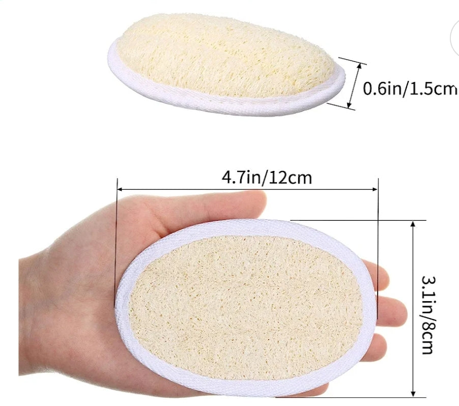 Exfoliating Loofah Sponge Pads
