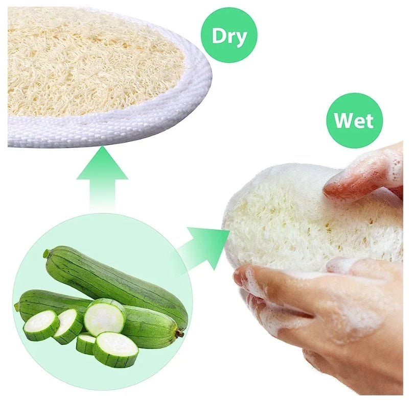Exfoliating Loofah Sponge Pads